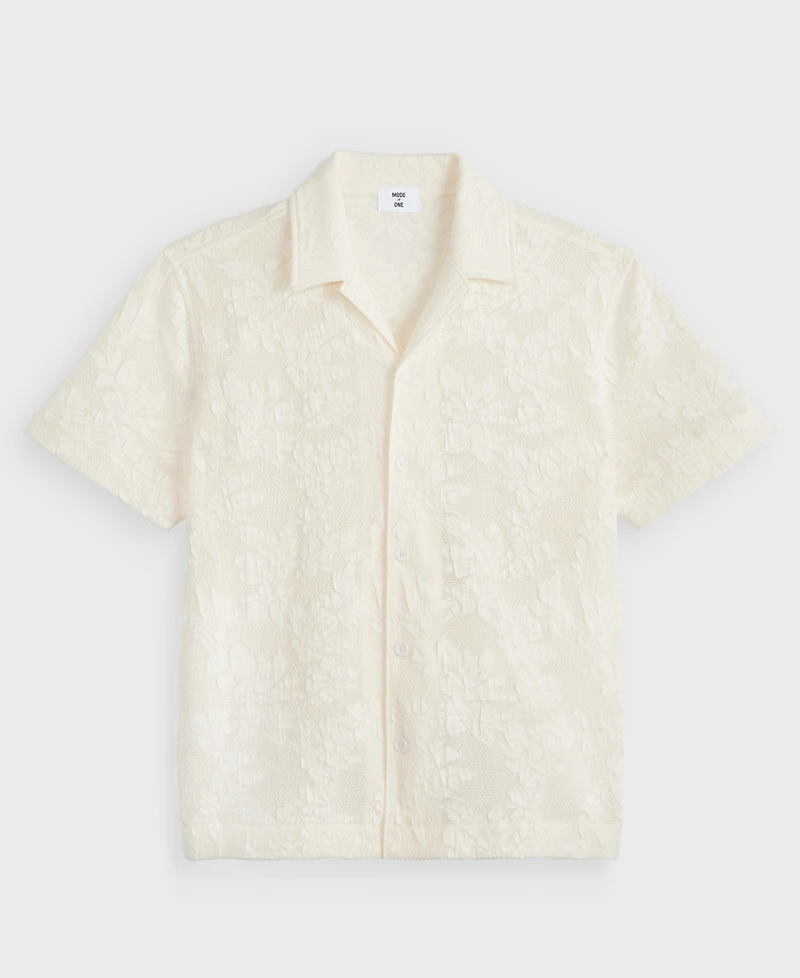 Mode of One Men's Relaxed-Fit Sinclar Camp Shirt, Macy's Exclusive