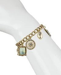 Patricia Nash Gold-Tone Plated Charm Bracelet