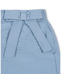 Hope and Henry Toddler Girl's Organic Seersucker Pull-On Short