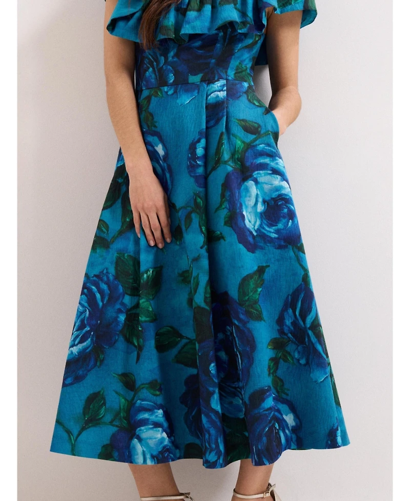 Phase Eight Women's Brianne Floral Midi Dress
