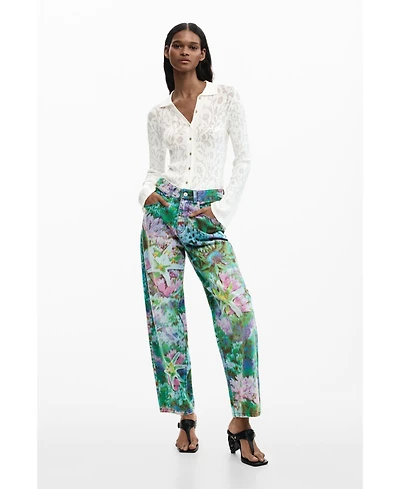 Desigual Women's Wild Garden Trousers