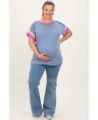 Dusty Blue Ribbed Co