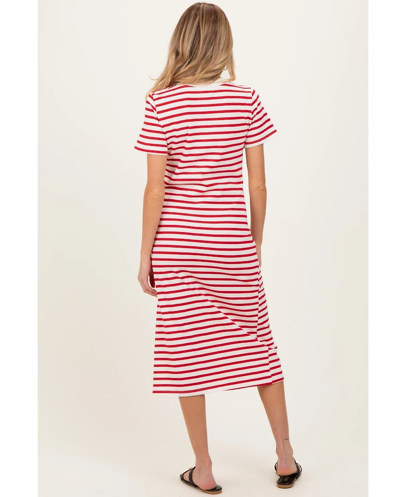 Navy Striped Short S