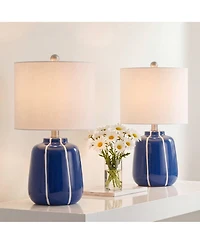 360 Lighting Quinn 18" High Ceramic Table Lamp Set of 2