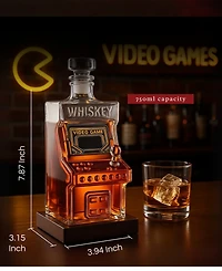 The Wine Savant Arcade Retro Gamer 25 oz. Whiskey Decanter