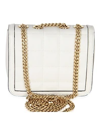 Pre-Owned Gucci White Quilted Calfskin Mini Deco Chain Bag