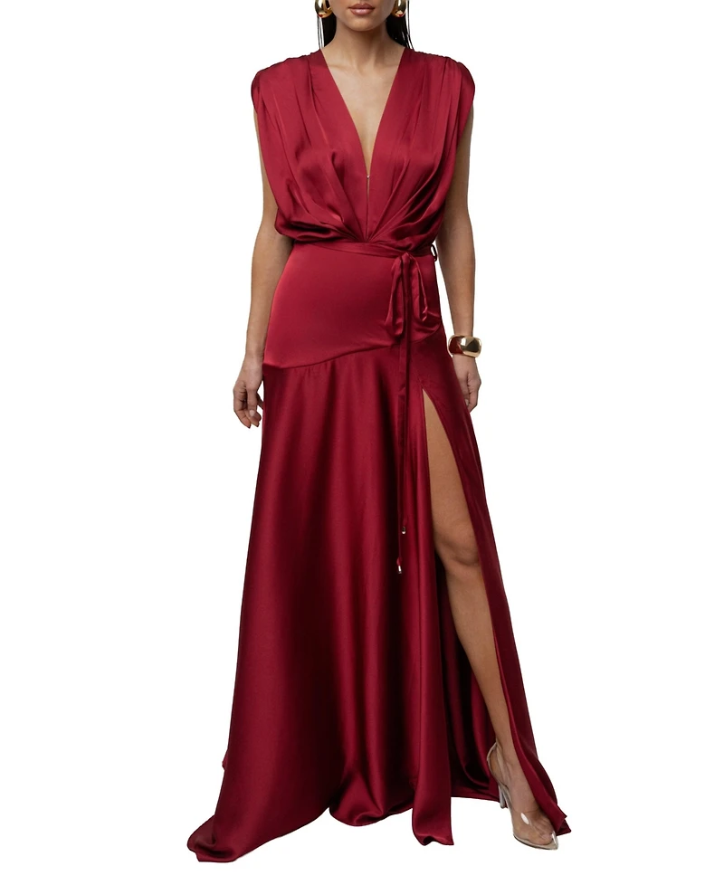 Jluxlabel Women's Amalia Satin Maxi Dress