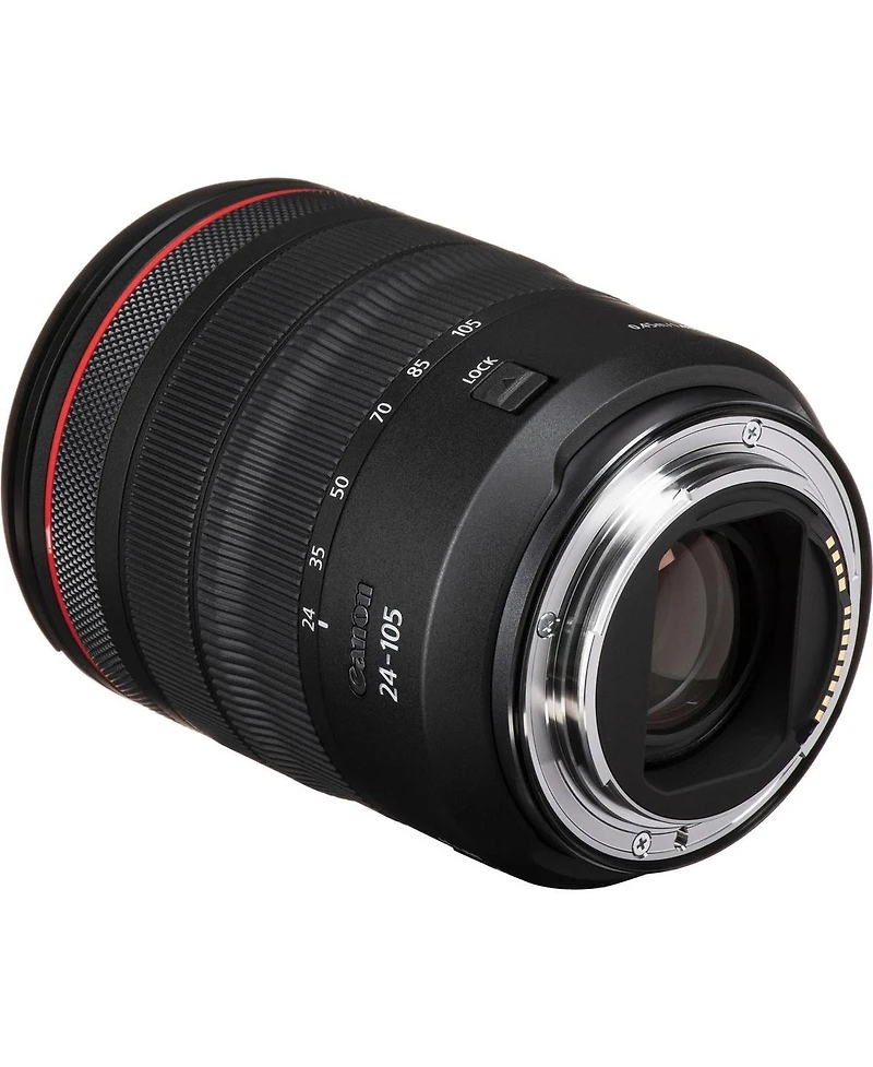 Canon Rf 24-105mm 4 L Is Usm Lens Bundle with 77mm Uv, Cpl, Nd, and Vnd Filters, Soft Case, Lens Cleaner, Cleaning Kit, Universal Cap Tether