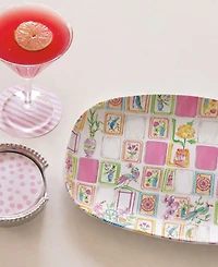 Mariposa Resin Mahjong 10" Tile Platter