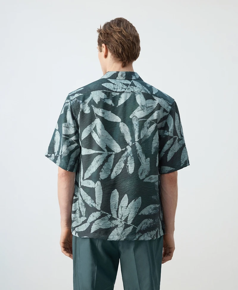 Mango Men's Regular-Fit Printed Shirt