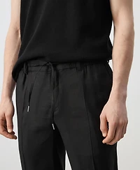 Mango Men's Drawstring Slim-Fit Pants