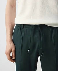 Mango Men's Drawstring Slim-Fit Pants