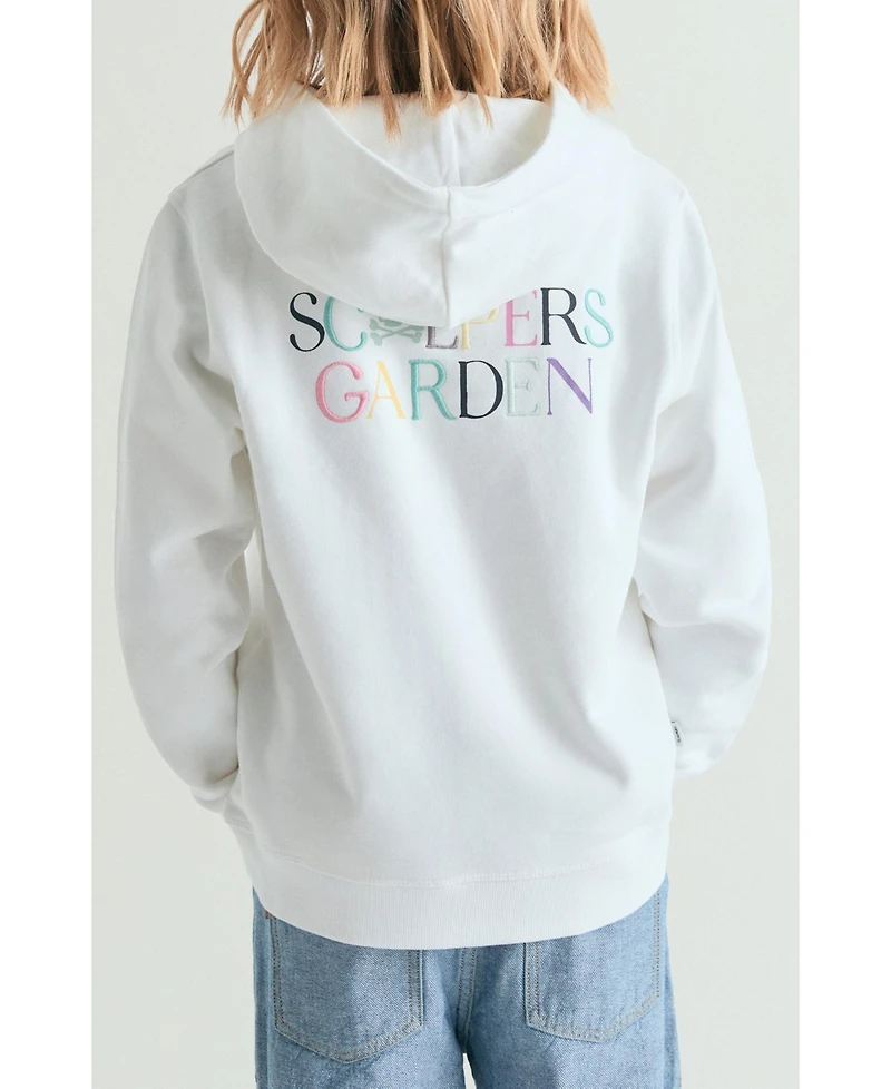 Scalpers Big Girls sweatshirt with garden motif