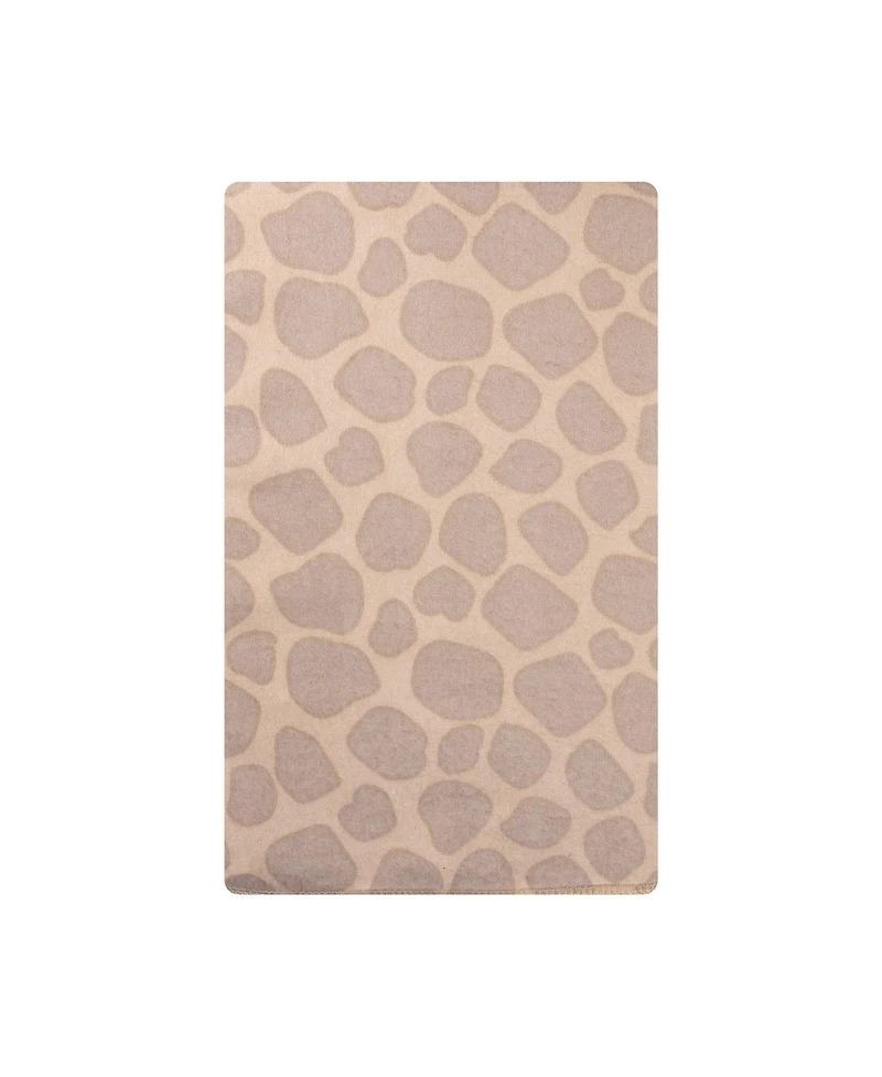 Hudson Baby Infant Cotton Poly Flannel Burp Cloths Bundle 12-Pack, Safari Friends, One Size