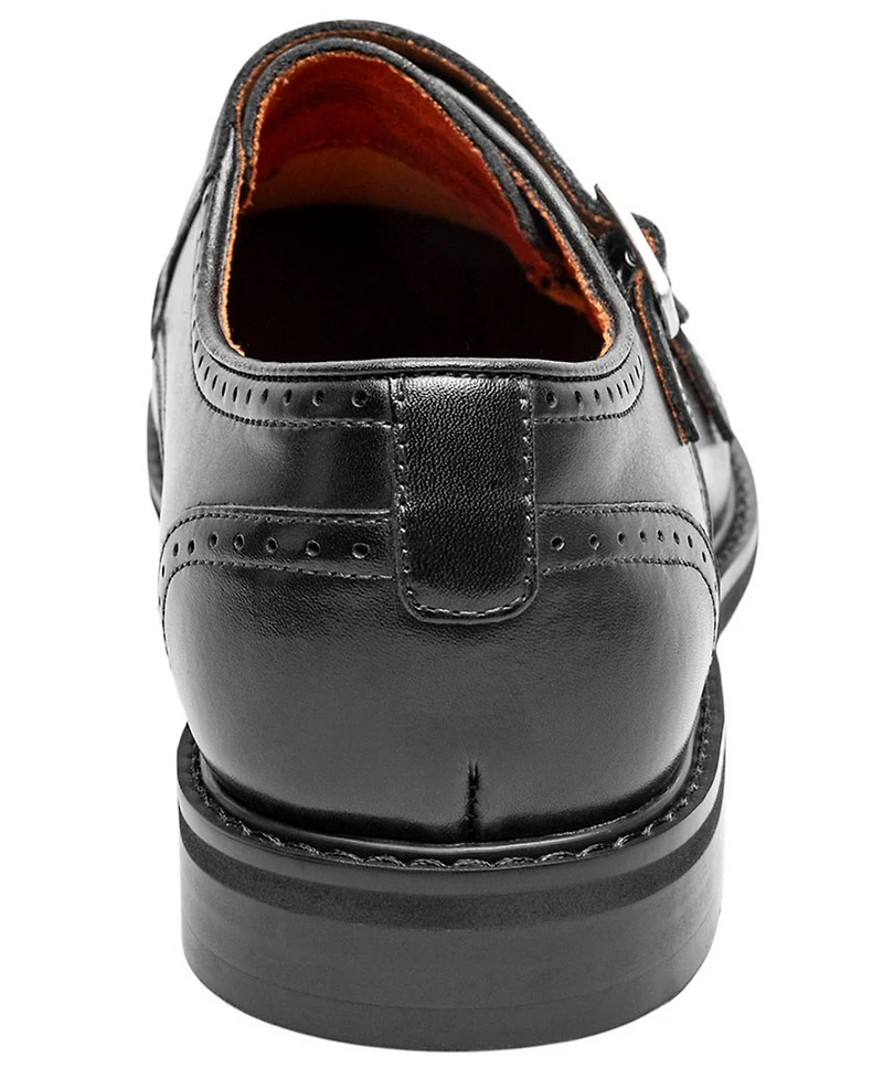 Stacy Adams Men's Boswell Cap Toe Double Monk Strap Shoe