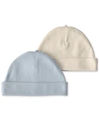 Carter's Baby Boys' Newborn Caps, 2-Pack
