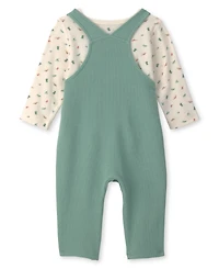 Carter's Baby Boy's Dinosaur Top and Overall 2-Piece Set