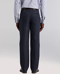 Perry Ellis Men's Classic-Fit Linen Blend Herringbone Pants