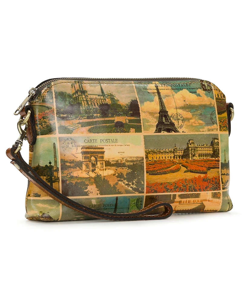 Patricia Nash Sevran Postcards From Paris Small Crossbody Handbag