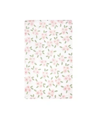 Hudson Baby Girl Cotton Poly Flannel Burp Cloths Bundle 12-Pack, Sweet Little Floral, One Size