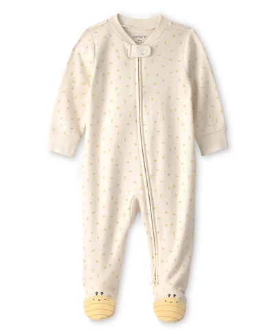 Carter's Baby Girl's Bee Snug Fit Sleep & Play