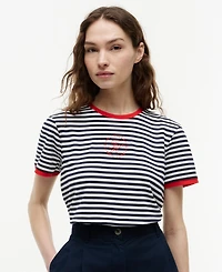 Tommy Hilfiger Women's Stripe Short-Sleeve T-Shirt