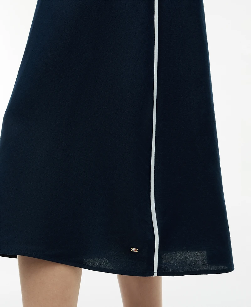 Tommy Hilfiger Women's Contrast Binding Sleeveless Dress