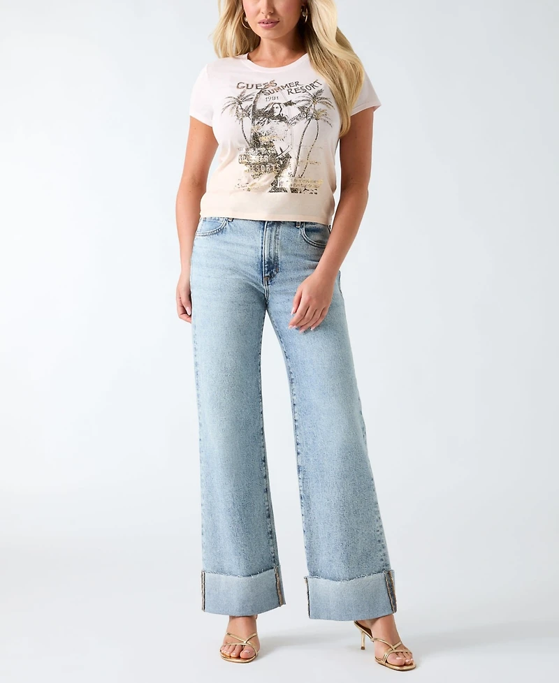 Guess Women's Short-Sleeve Resort Baby T-Shirt