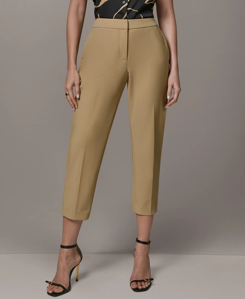 Donna Karan New York Petite Mid-Rise Ankle Pants