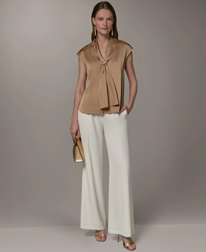 Donna Karan New York Petite V-Neck Top