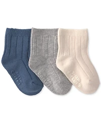 Carter's Baby Boys' Crew Socks, 3-Pack