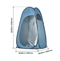 Sugift Pop up Shower Tent Instant Portable Privacy Tent Changing Room with Ground Stakes