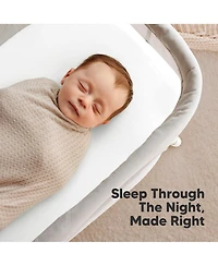 KeaBabies Organic Bassinet Sheet for Boys, Girls, 2-Pack Soothe Bassinet Sheets for Baby Delight Dreamer Bedside Sleeper