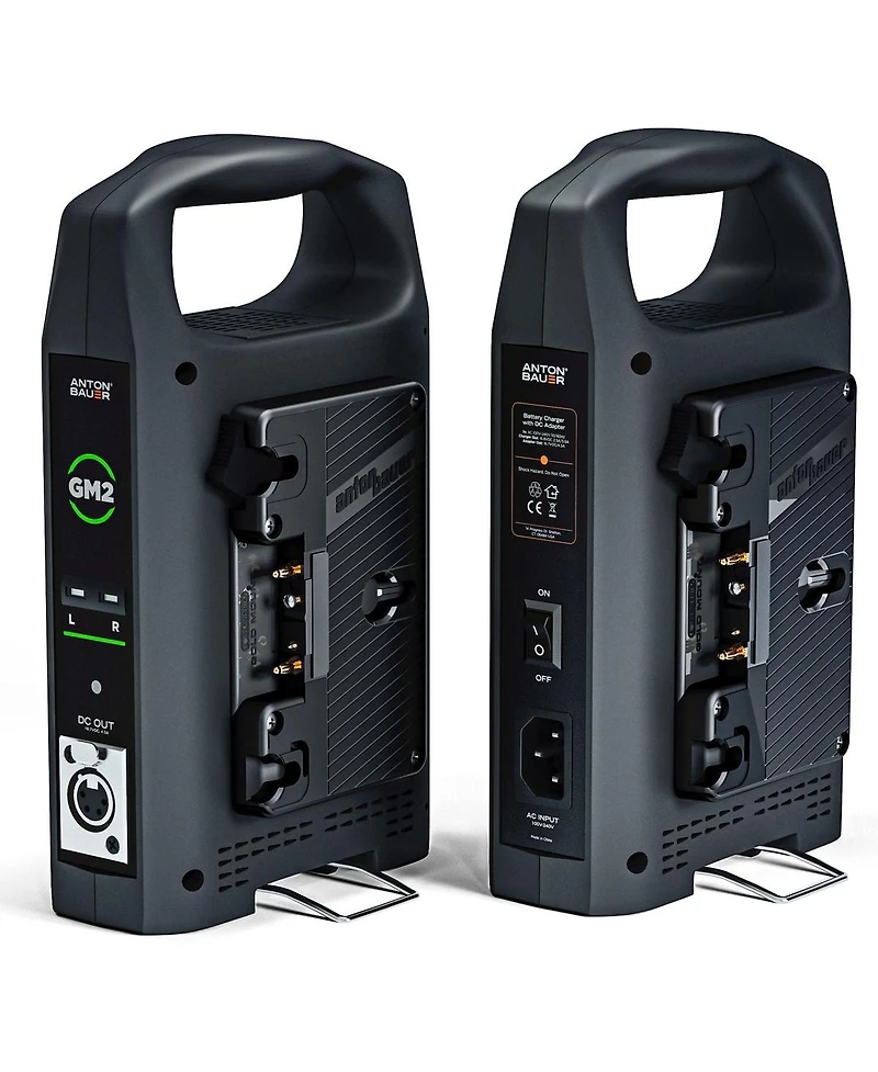Anton Bauer Titon Micro 150 14.4V 150Wh Gold Mount Li-Ion Battery, 2-Pack with Dual Charger