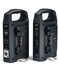 Anton Bauer Titon Micro 150 14.4V 150Wh Gold Mount Li-Ion Battery, 2-Pack with Dual Charger