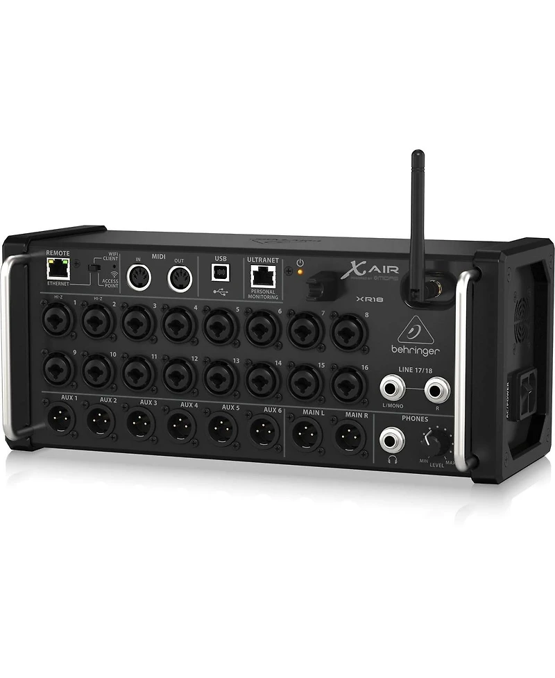 Behringer XAir XR18 18-Channel 12-Bus Wireless Digital Mixer for iPad/Android Tablet