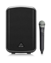 Behringer Europort MPA100BT 2-Way All-in-One Portable 100W Bluetooth Speaker with Wireless Microphone System