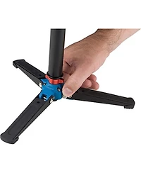 Benro A48FD 4 Section Aluminum Monopod with 3-Leg Locking Base, 44.1lbs Capacity, 64.6" Max. Height, 22" Folded Length, Flip Lock