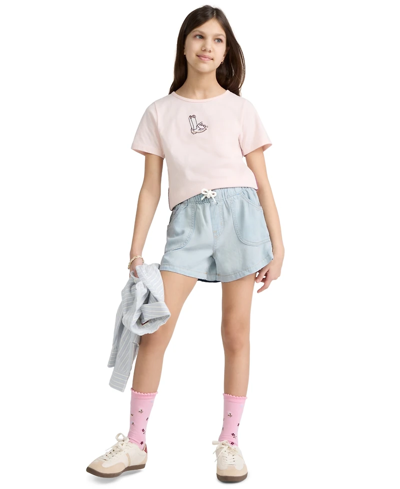 Levi's Girls' 7-16 Denim Parachute Shorts