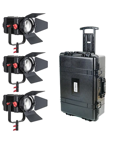Came-tv Boltzen F-150S 150W Fresnel Focusable Led Bi-Color 3-Light Kit