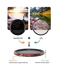 Haida 95mm Proii 0.9-2.1 3-7 Stop Multi-Coated Cpl-vnd 2-In-1 Filter