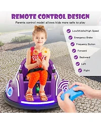 Mecale 12V Electric Ride On Car with Remote Control and Flashing Led Lights