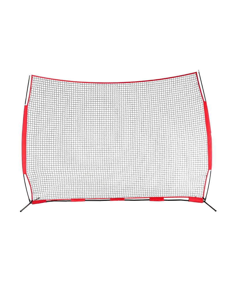 Mecale 12x9 Feet Barricade Backstop Net for Baseball Softball with Carry Bag