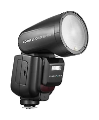 Flashpoint Zoom Li-on X Pro R2 Ttl On-Camera Round Speedlight Flash for Nikon with Round Head Flash Accessory Kit