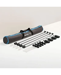 Nanlite PavoTube Ii 30C 4' 60W Rgbww Led Tube 4-Light Kit, Bundle with 4x Foldable Floor Stand