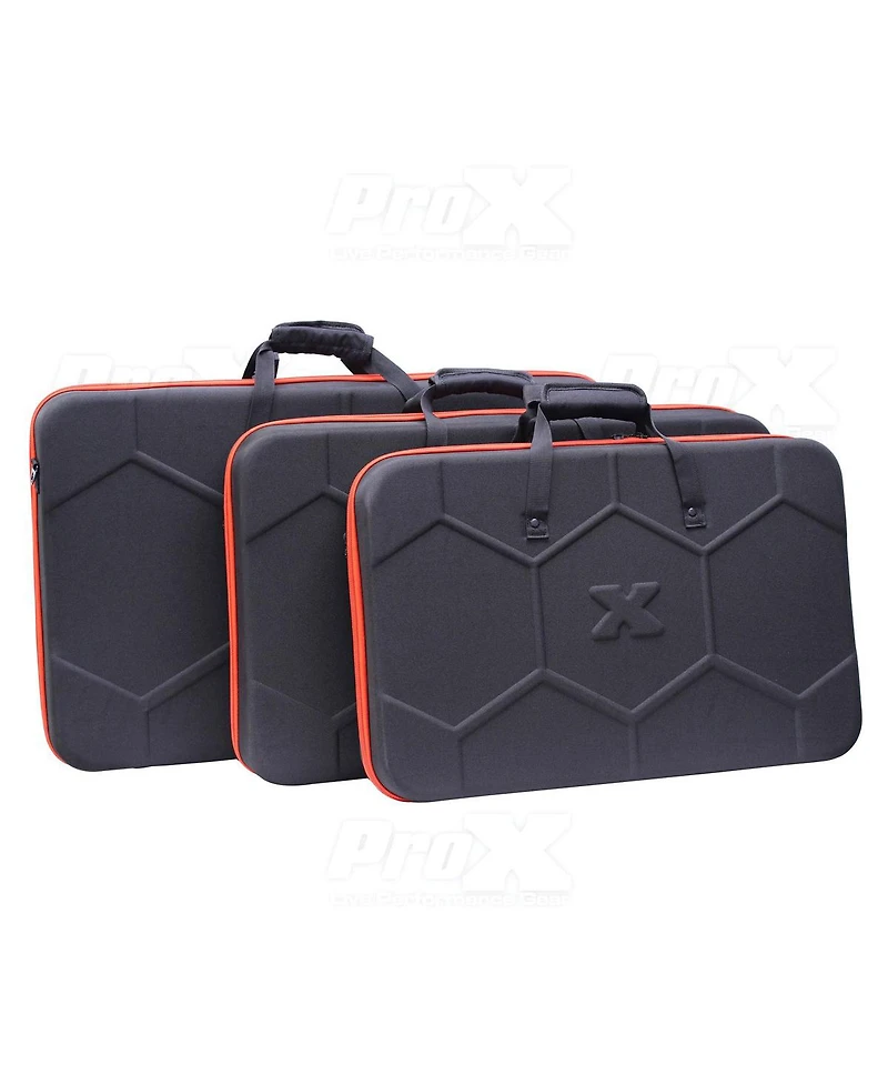 ProX ZeroG Eva Lightweight Medium Bag Molded Hard-Shell Case for Pioneer Ddj-rx SX3 / S1 and Numark Mixstream Pro Mixdeck Similar Sized Dj Controllers
