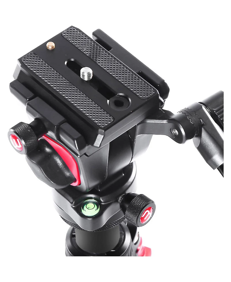 Came-tv Tp-801A 4-Section Aluminum Video Tripod with Fluid Head Max