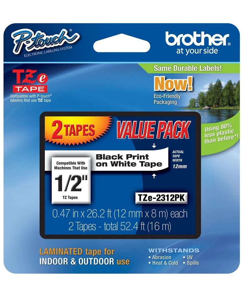 Brother P-touch Pt-D610BT Label Maker with Hard Case and Laminated Tape Pack