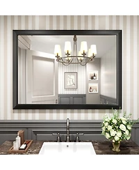 Apmir Metal Framed Wall Mirrors for Bedroom, Rectangle Wall-Mounted Mirrors