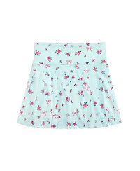 Sweet Wink Big Girls Sky Blue Floral Athletic Skort
